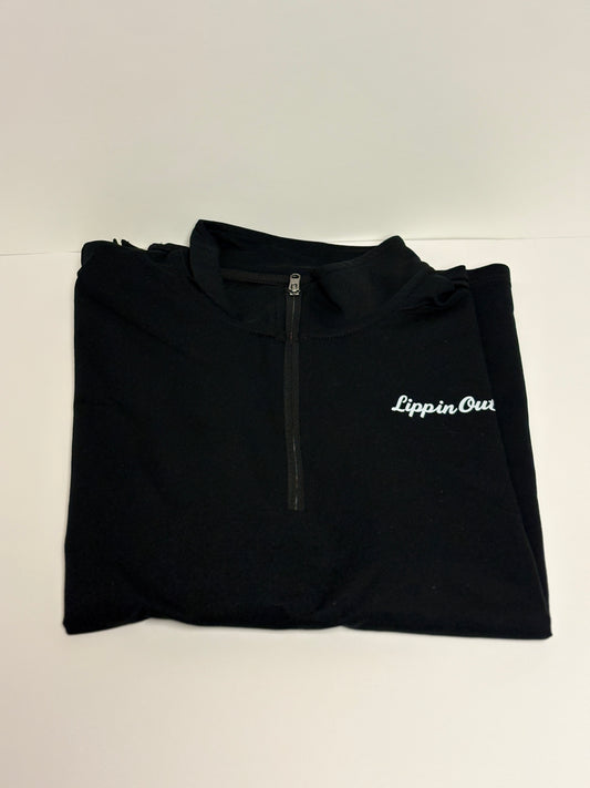 “Lippin Out” 1/4 zip athletic pullover