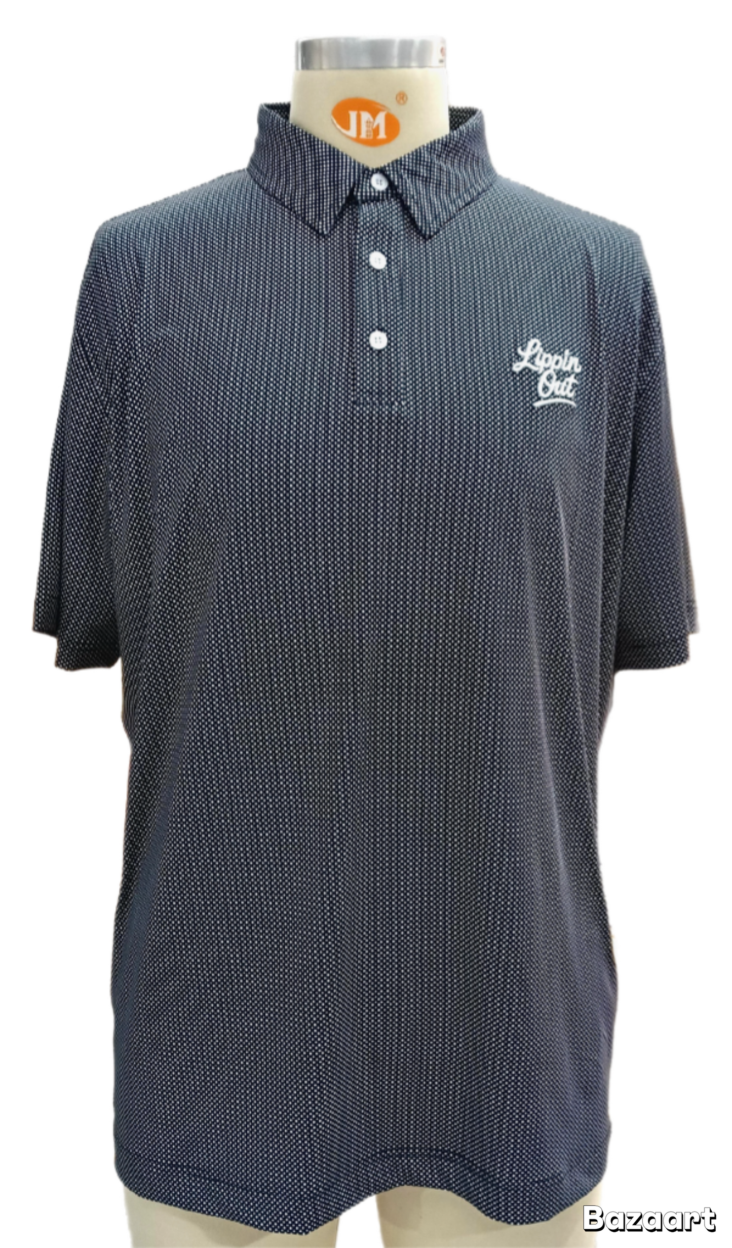 Black Polo w/ white dots