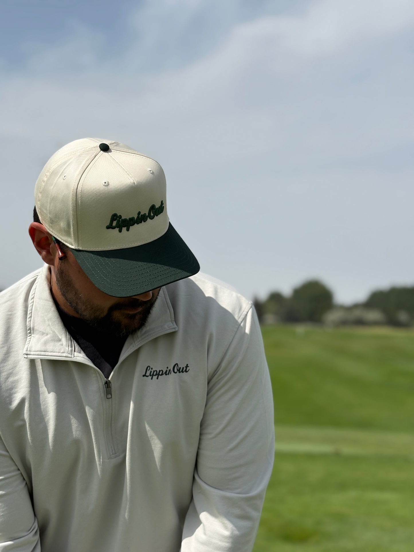 “Lippin Out” 1/4 zip athletic pullover