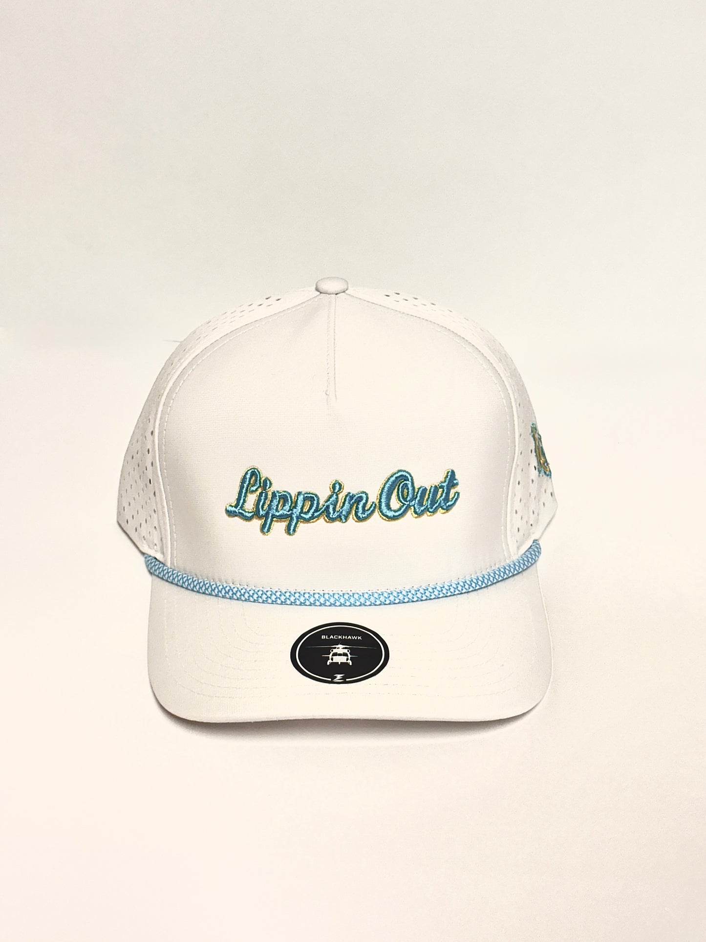Lippin Out Blue & Gold Rope Hat