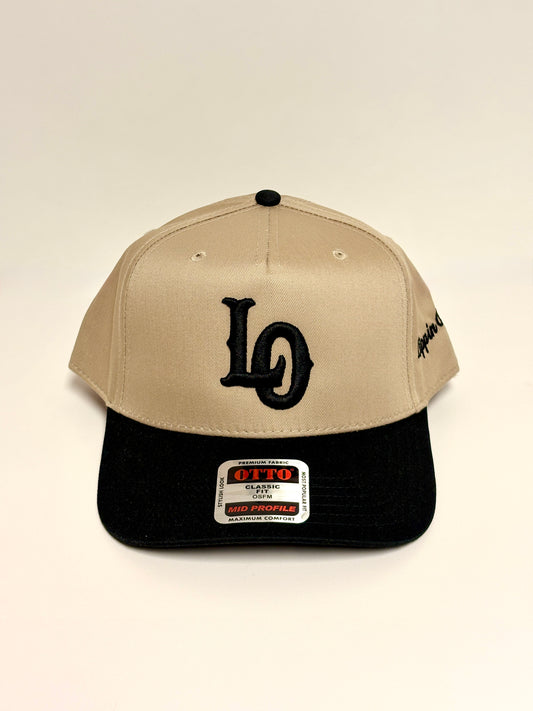 “LO” Black and Tan snap
