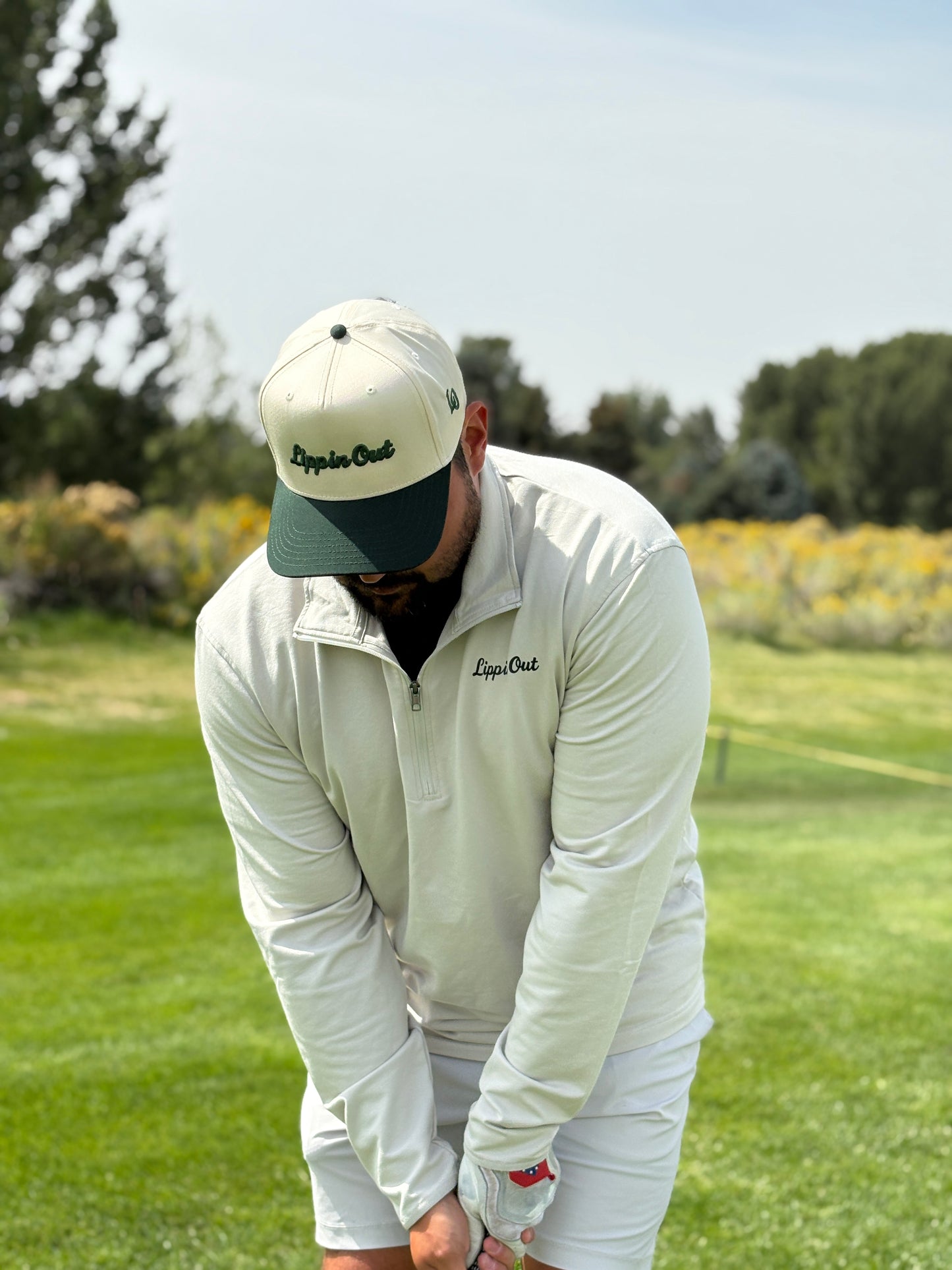 “Lippin Out” 1/4 zip athletic pullover