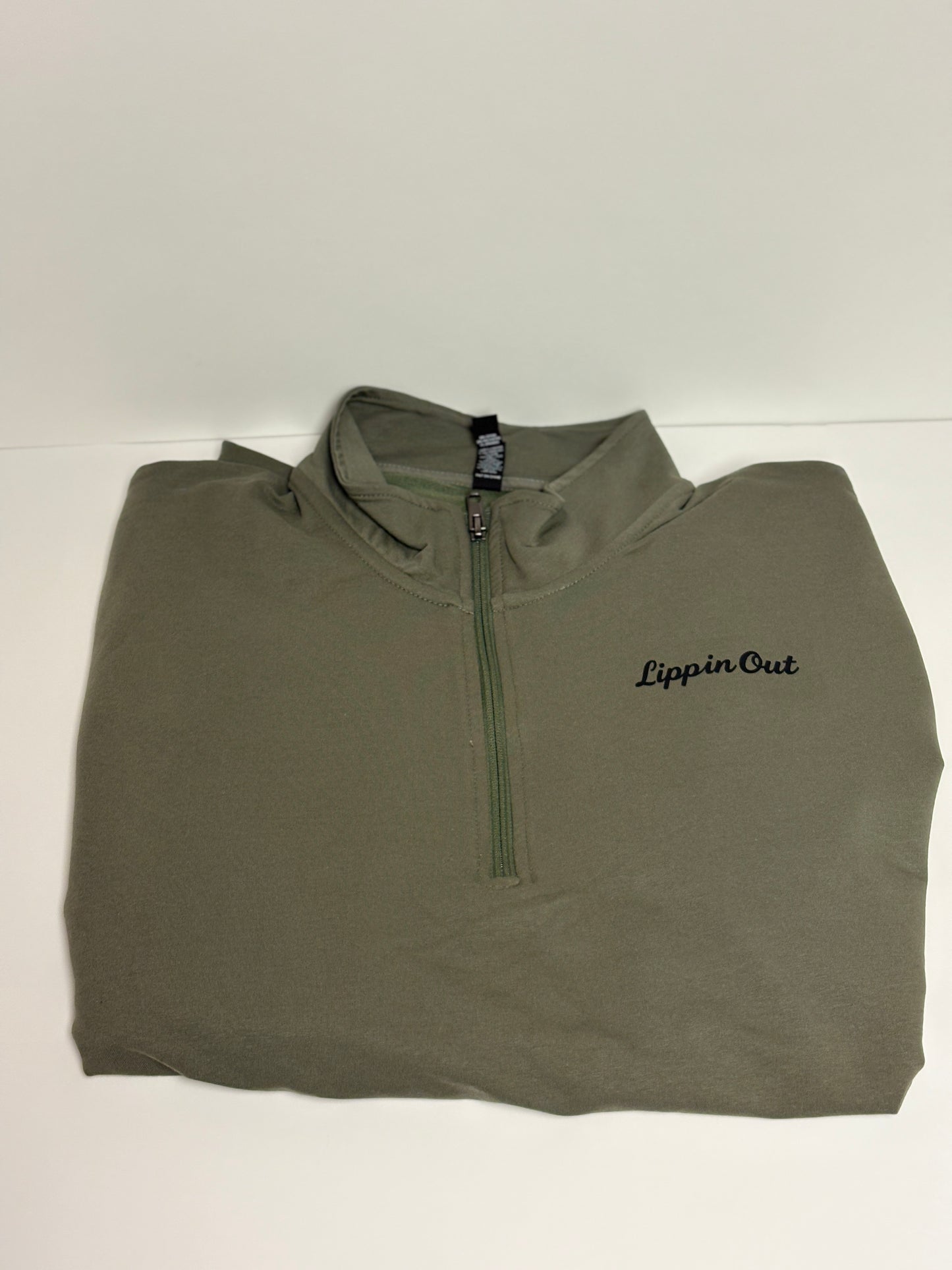 “Lippin Out” 1/4 zip athletic pullover