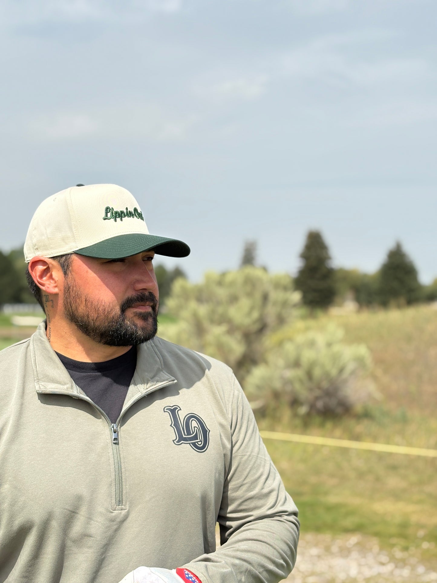 “Lippin Out” 1/4 zip athletic pullover