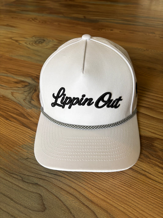 White & Black Rope Hat